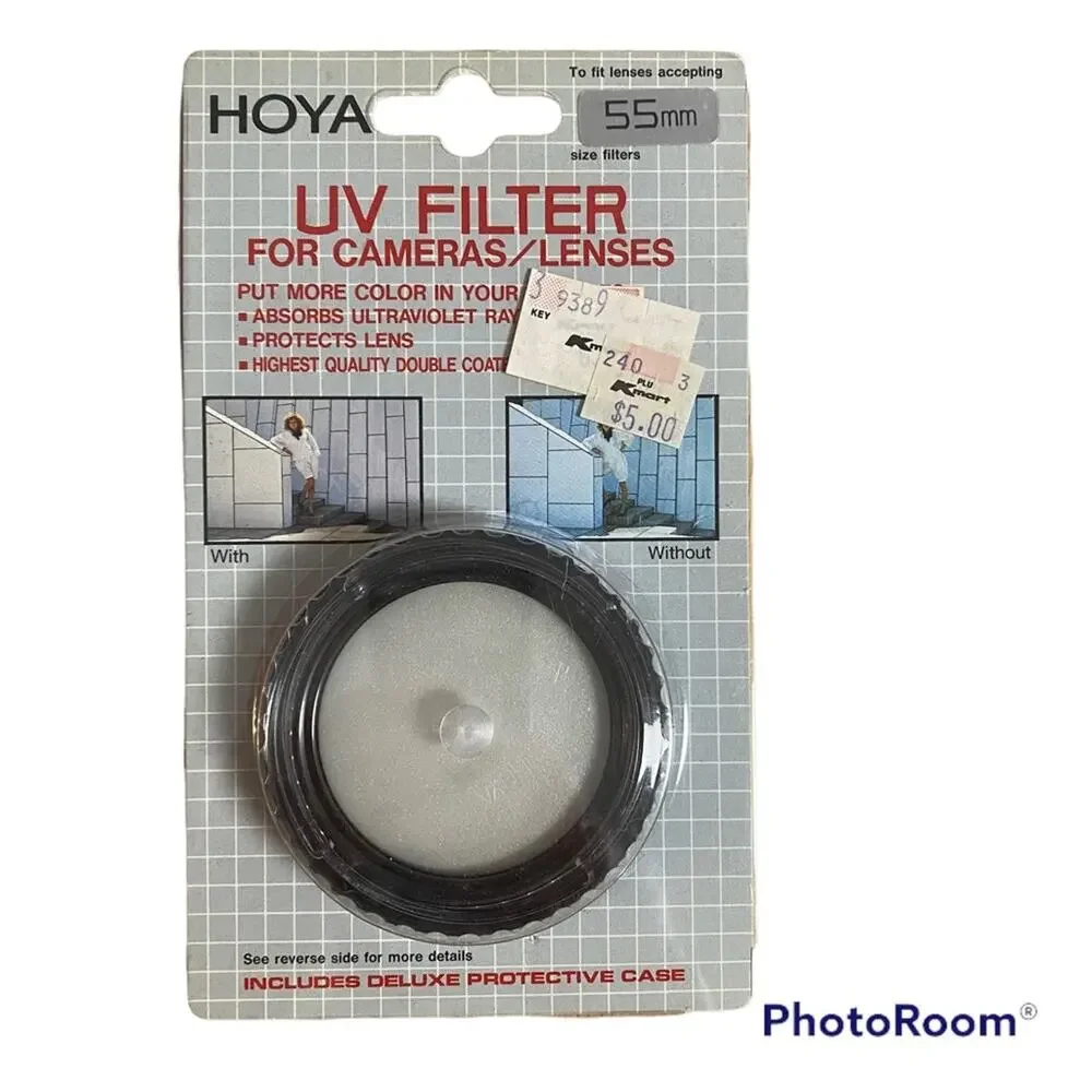 Hoya vintage camera uv‎ lense filter 55mm